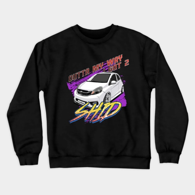 BORN 2 SHID Crewneck Sweatshirt by RadicalLizard